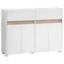 Bild 1 von Mid.you Kommode, Weiß, Holzwerkstoff, 2 Fächer, 2 Schublade(n) Schubladen, 112.2x84.8x33 cm, Beimöbel erhältlich, stehend, in verschiedenen Holzdekoren erhältlich, Wohnzimmer, Kommoden & Sideboa