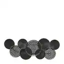 Bild 1 von Ambia Home Wanddeko, Schwarz, Gold, Metall, 7x54x134 cm, Dekoration, Skulpturen & Dekoobjekte, Wanddeko