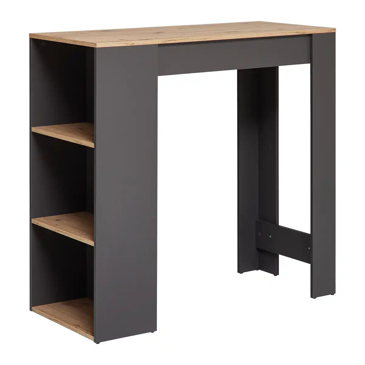 Bild 1 von Bartisch Dandy Anthrazit/Eichefarben, Anthrazit, Eiche Artisan