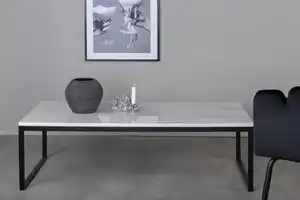 COUCHTISCH ESTELLE, Schwarz, Weiß