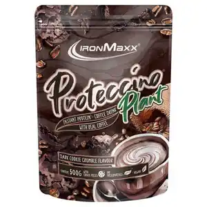 IRONMAXX Proteccino Plant Pulver 500 g, Dark Cookie Crumble