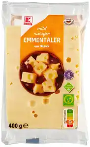 K-CLASSIC Emmentaler am Stück 45 % Fett i. Tr., 400-g-Packg.