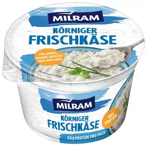 MILRAM Körniger Frischkäse, 200-g-Packg.