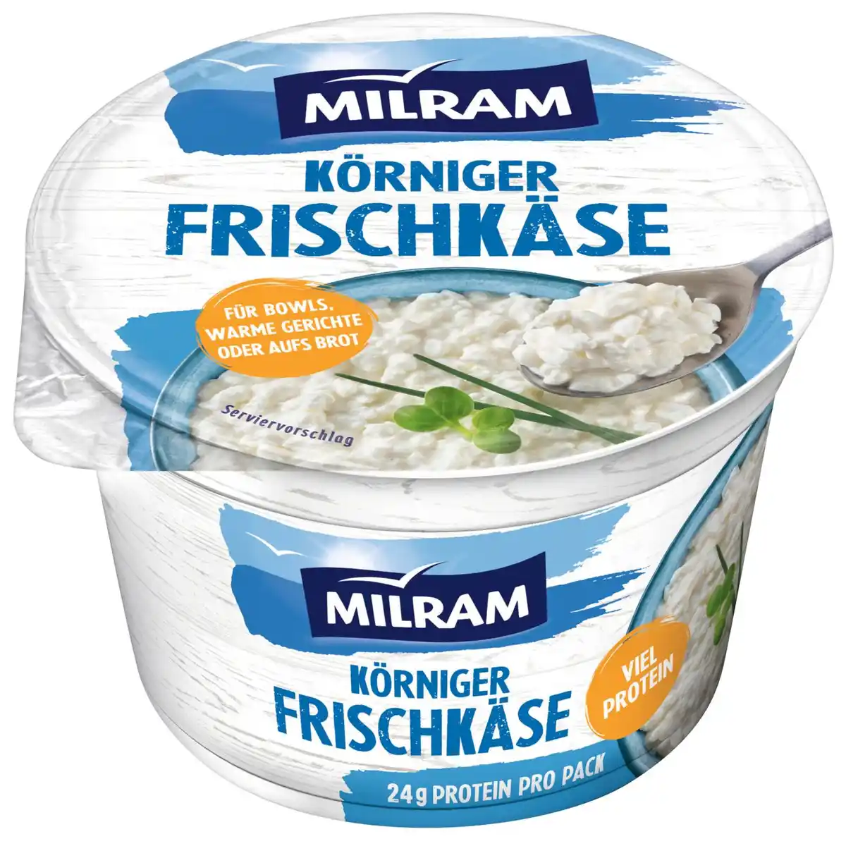 Bild 1 von MILRAM Körniger Frischkäse, 200-g-Packg.