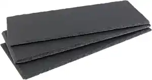 SPICE&SOUL® Schiefer-Servierplatten je ca. 35 x 15 cm, 3-St.-Packg.