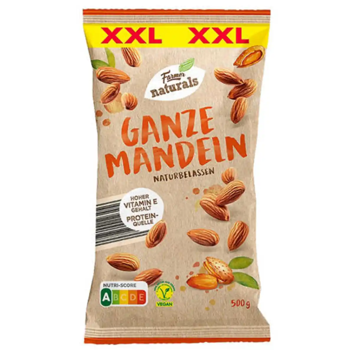 Bild 1 von FARMER NATURALS XXL Mandeln natur 500 g