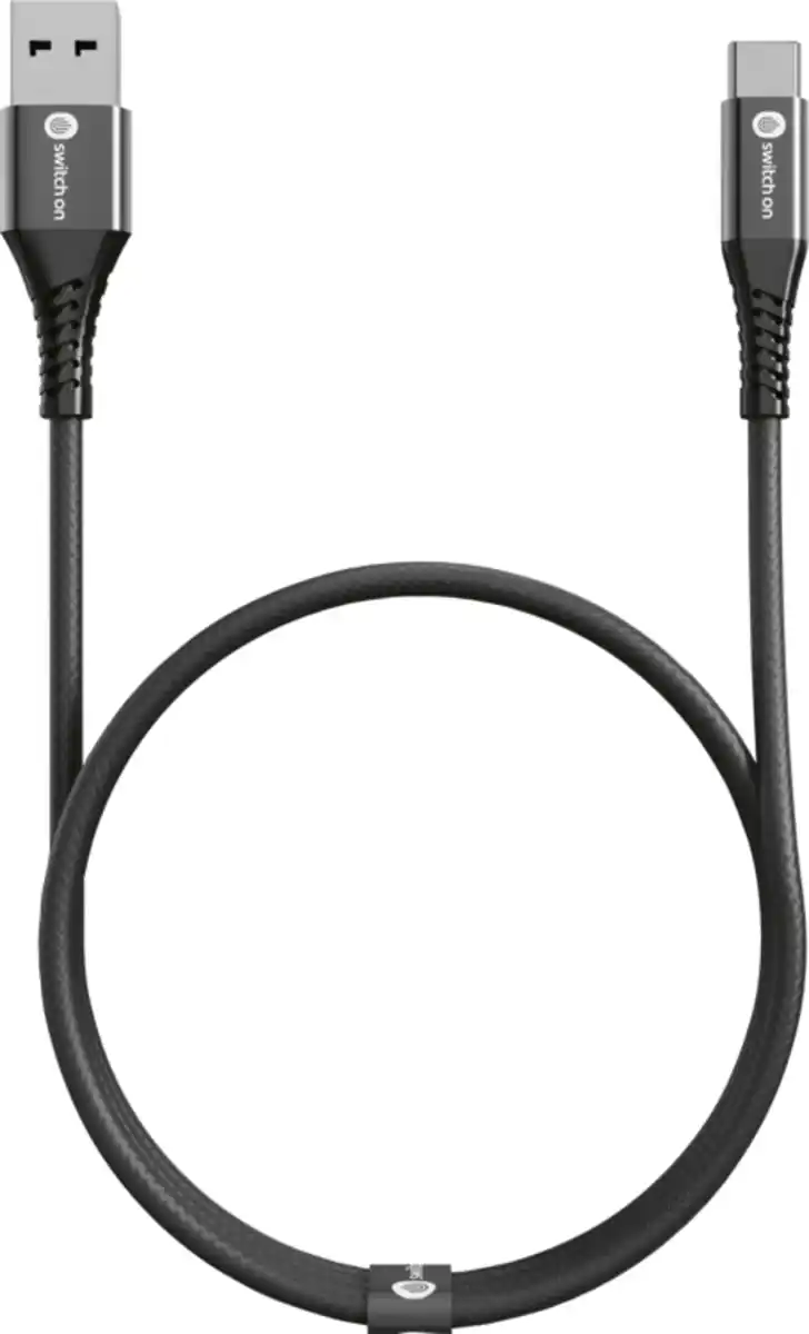 Bild 1 von SWITCH ON® Lade- und Datenkabel USB-A auf USB-C