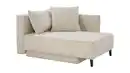 Bild 1 von Einzelsofa Chenille beige 155 cm Recamiere mit Schlaffunktion - REX