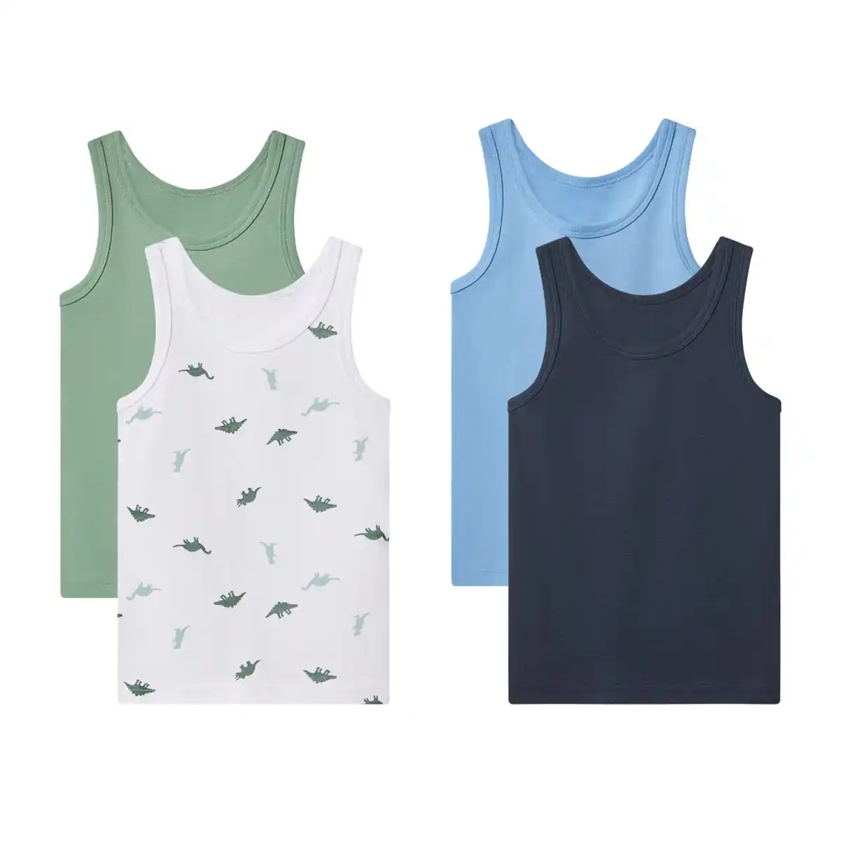 Bild 1 von KUNIBOO® Kinder-Unterhemden, 2-St.-Packg.