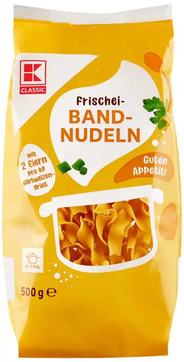 Bild 1 von K-CLASSIC Bandnudeln, 500-g-Beutel