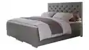 Bild 1 von Boxspringbett 180 x 200 cm Stoffbezug grau - EVORA