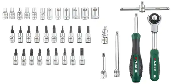 Bild 2 von PARKSIDE® Steckschlüssel-Satz, 39-teilig