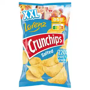 LORENZ Crunchips XXL 220 g, Gesalzen