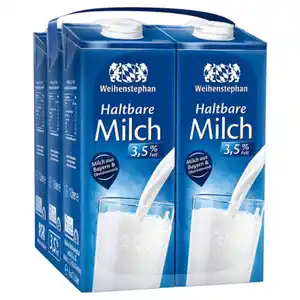WEIHENSTEPHAN H-Milch 3,5 %, 6er-Pack