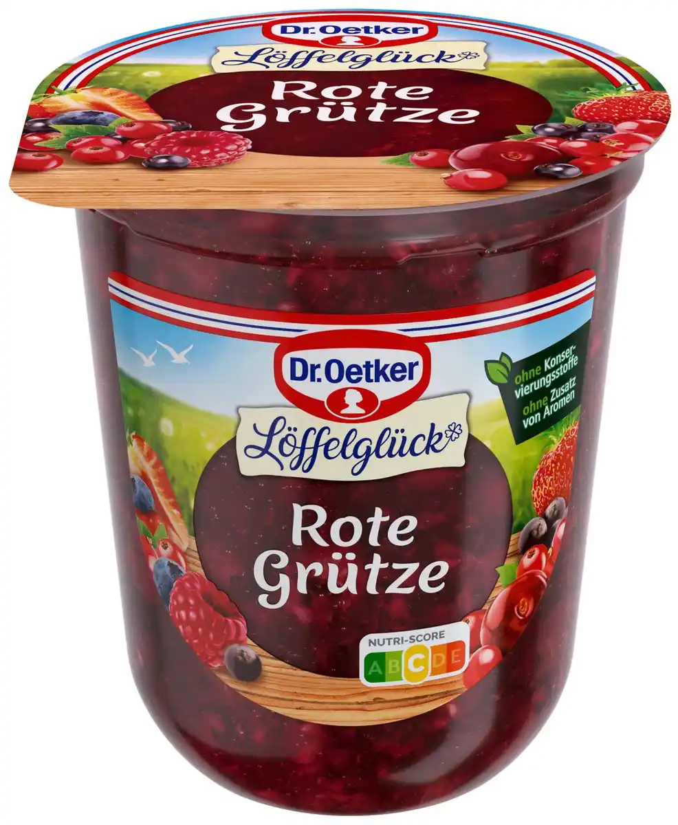 Bild 1 von DR. OETKER Löffelglück Fruchtgrütze, 400-g-Becher