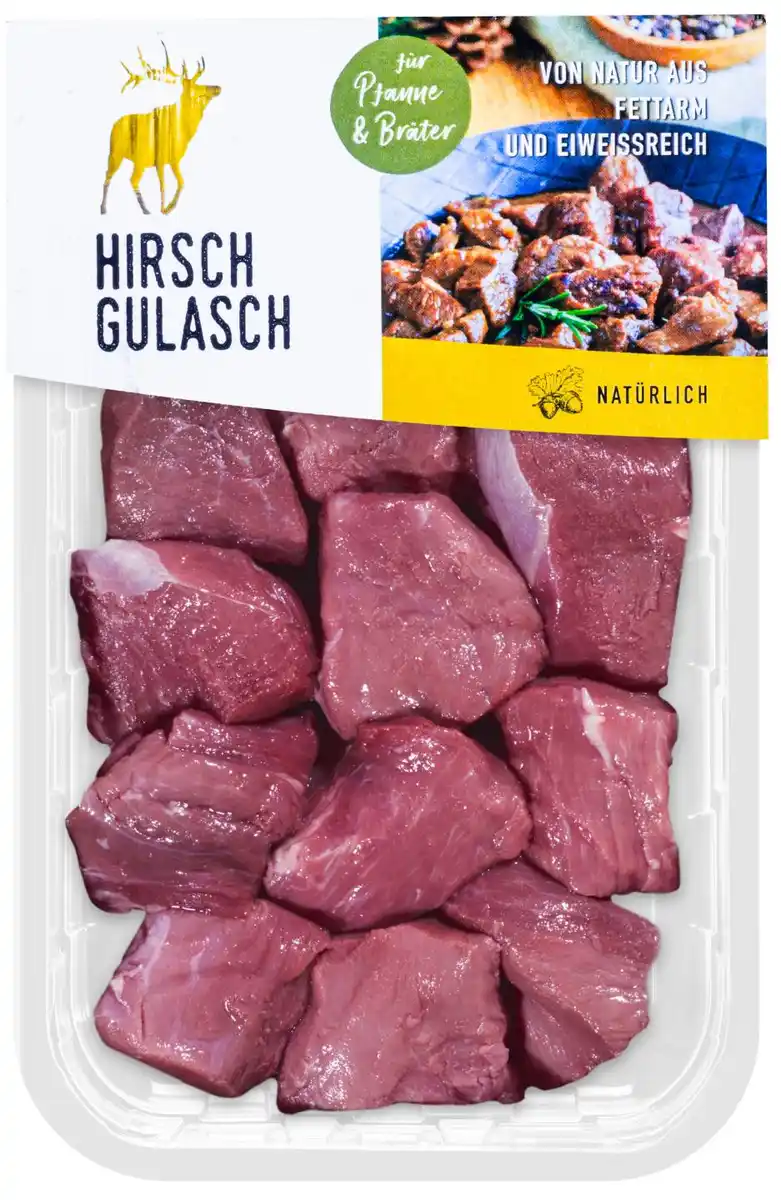 Bild 1 von METZGERLAND Hirschgulasch, kg