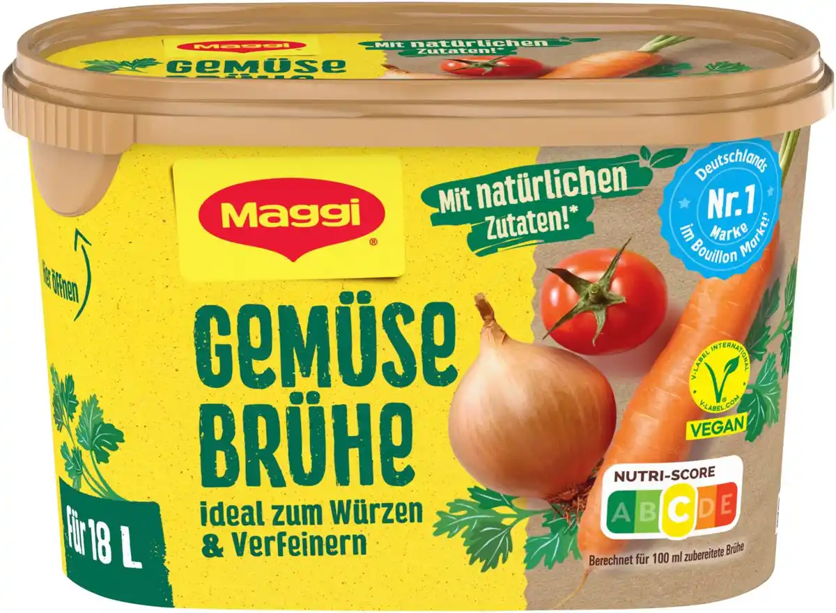 Bild 1 von MAGGI Gemüsebrühe, 288-g-Packg.