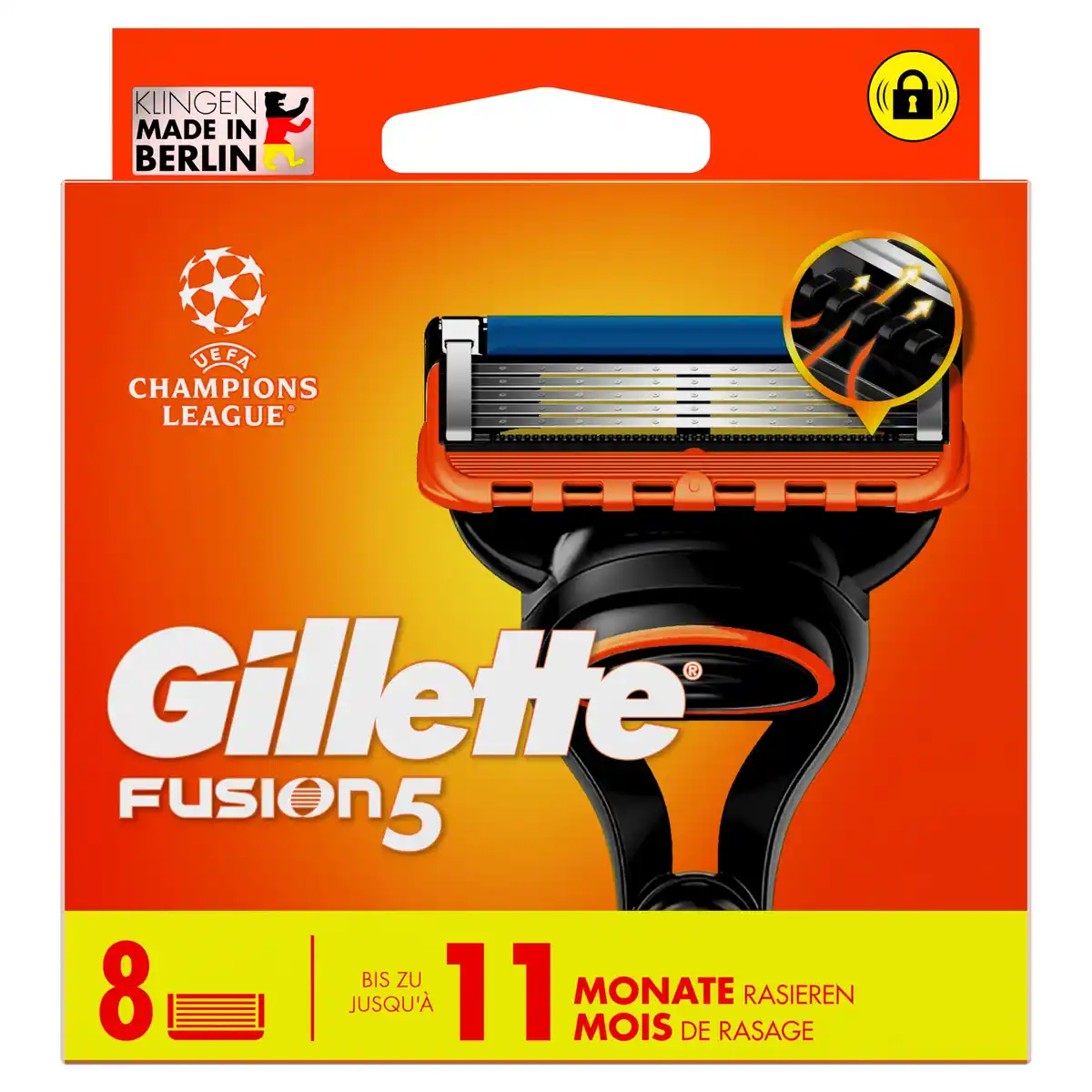 Bild 1 von Gillette Fusion 5 System Rasierklingen, 8 Stk