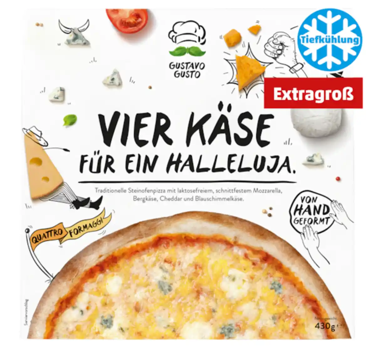 Bild 1 von GUSTAVO GUSTO Quattro Formaggi*