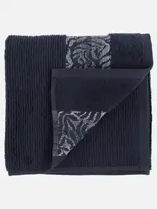 Duschtuch mit breiter Bordüre 70x140cm Blau