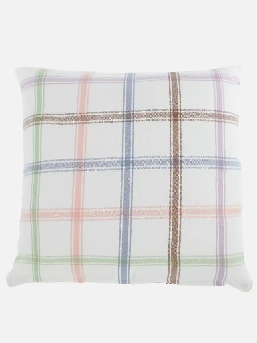 Bild 1 von Kissen mit Streifen 45x45cm Weiß