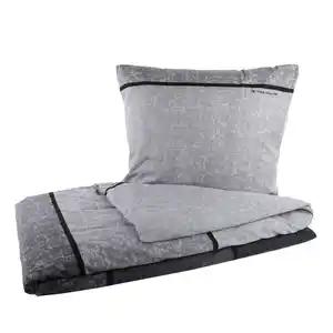 Flanellbettwäsche mit Streifen, 155x220cm Grau