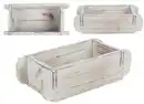 Bild 1 von Holzkiste in Ziegelform Used-Look 30x9x14,5cm White-Washed