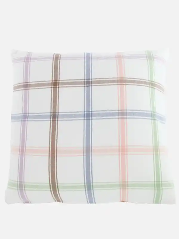 Bild 2 von Kissen mit Streifen 45x45cm Weiß