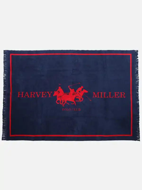 Bild 3 von Wohndecke mit Fransen 150x200cm Blau