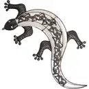 Bild 1 von Solar-LED-Wandlicht "Gecko" mit 10 LEDs