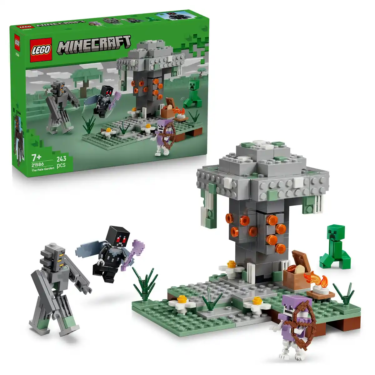 Bild 1 von LEGO Minecraft 21586 Blasser Garten, Spielzeug für Kinder ab 7 Jahren, 1 Stk
