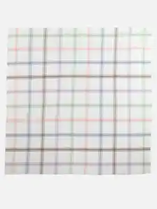 Tischdecke mit Streifen 80x80cm Weiß