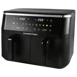 GOURMETmaxx Doppel-Heißluftfritteuse 3100 Watt