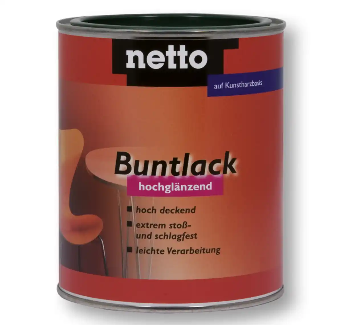 Bild 1 von netto Buntlack auf Kunstharzbasis 375 ml