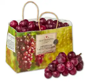 Dunkle, kernlose Tafeltrauben