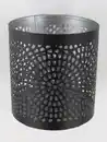 Bild 1 von Windlicht aus Metall, 9x9x10cm Schwarz