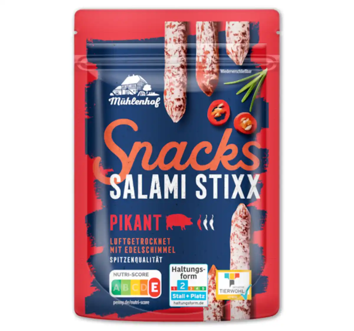 Bild 1 von MÜHLENHOF Salami Stixx Pikant