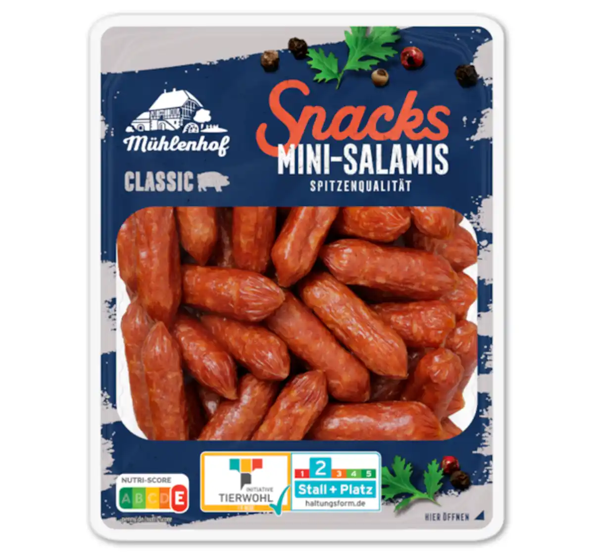 Bild 1 von MÜHLENHOF Snacks Mini-Salamis Classic