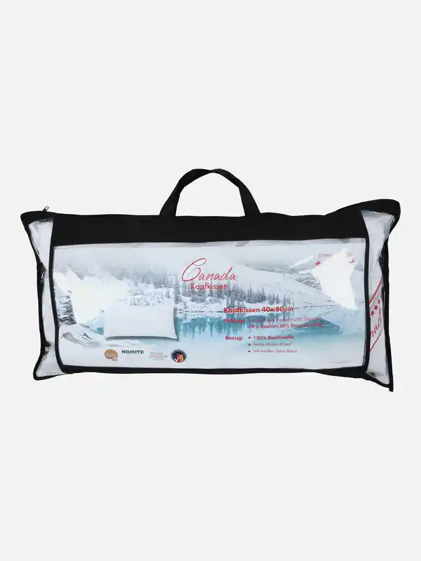 Bild 2 von Canada Kopfkissen mit Federn und Daunen 40x80cm Weiß