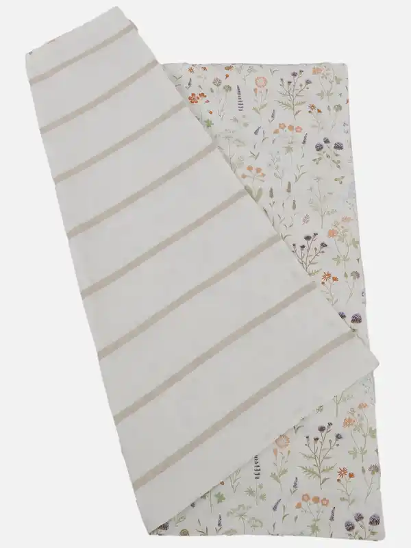 Bild 2 von Tischdecke zum Wenden 80x80cm Weiß