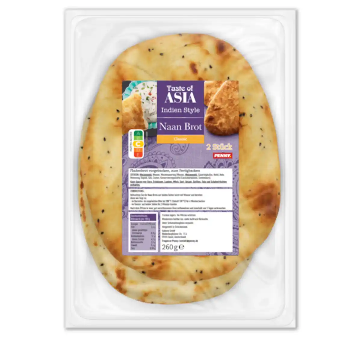 Bild 1 von TASTE OF ASIA Naan-Brot*