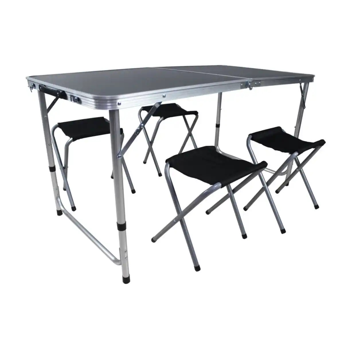 Bild 1 von Camping-Sitzgruppe schwarz/silber