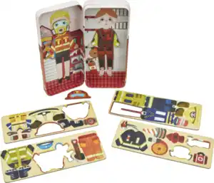 IDEENWELT Magnet-Puzzel Feuerwehr