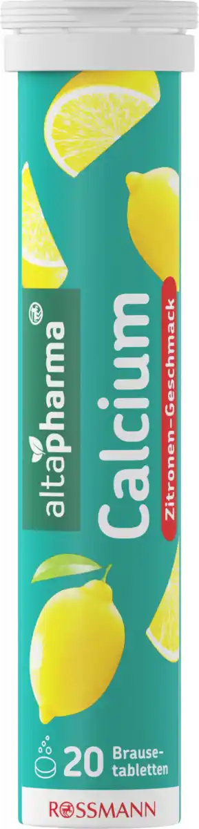 Bild 1 von altapharma Brausetabletten Calcium mit Zitronengeschmack, 90 g