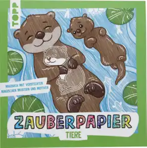 IDEENWELT Zaubermalbuch Tiere
