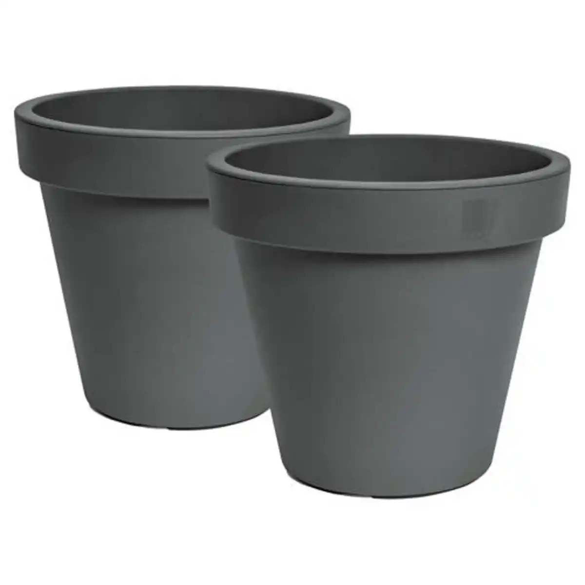 Bild 1 von BELAVI Pflanzgefäß, Set, Anthrazit/Anthrazit