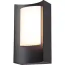Bild 1 von toom Außenwandleuchte 'Lugo' schwarz 20 x 11 cm