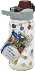 IDEENWELT Kinder-Trinkflache Tupfen