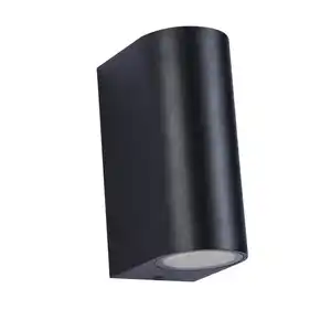 toom Außenwandleuchte 'Luanda' schwarz 9,2 x 6,8 x 15 cm