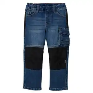 LILY & DAN Kleinkinder Outdoor Jeans, Blau, 98